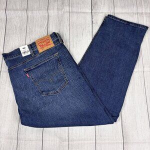 Levis 502 Taper Big & Tall Jeans 46x30 Levis Flex Stretch Denim Mens Classic Fit